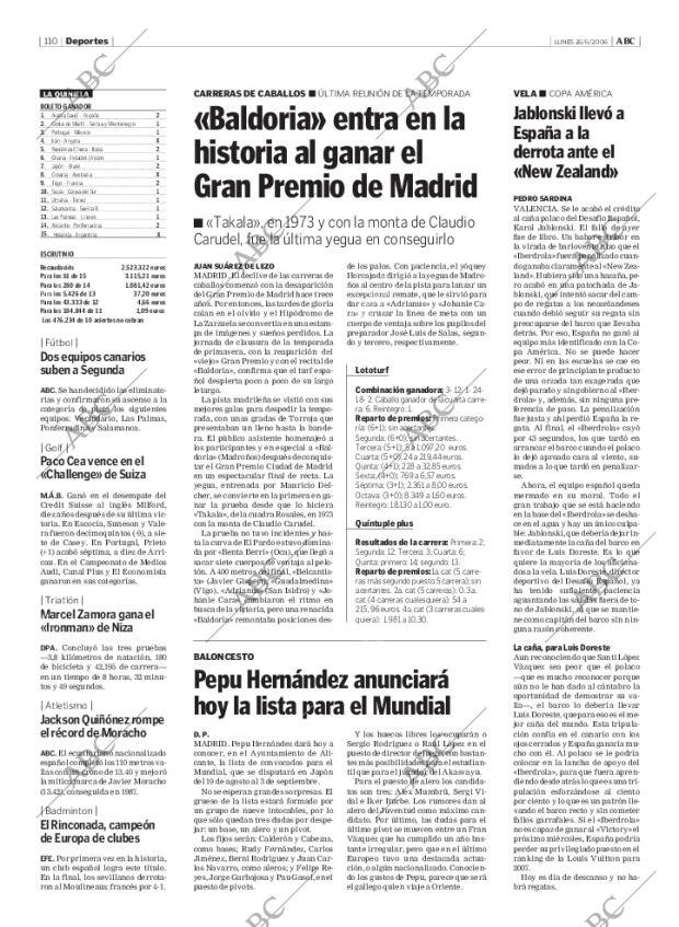 ABC MADRID 26-06-2006 página 110