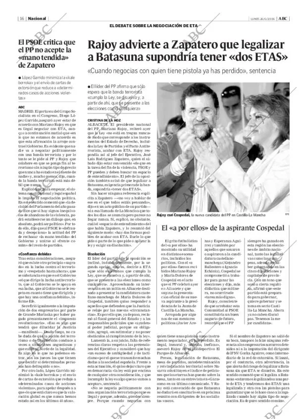ABC MADRID 26-06-2006 página 16