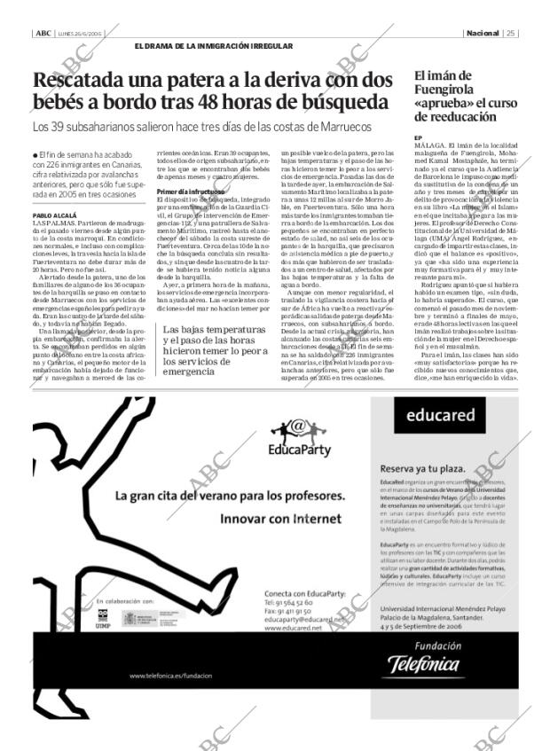 ABC MADRID 26-06-2006 página 25