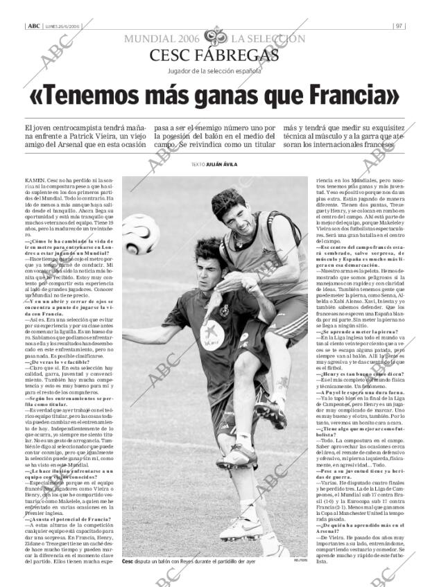 ABC MADRID 26-06-2006 página 97