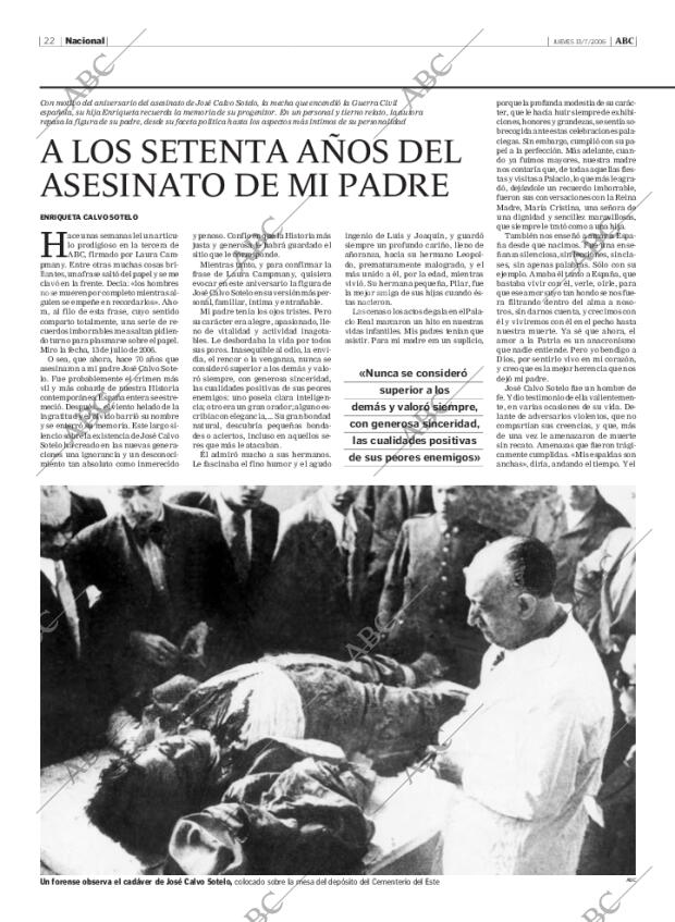 ABC MADRID 13-07-2006 página 22