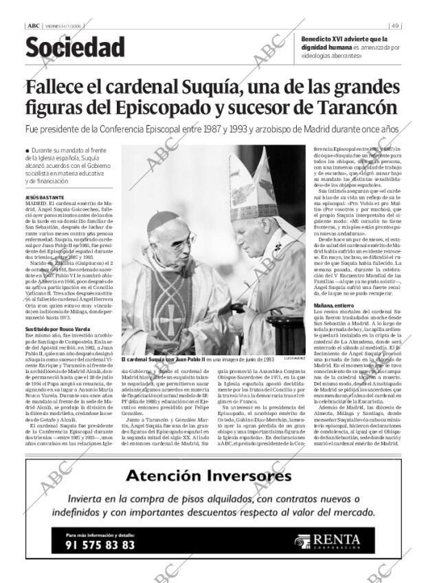 ABC MADRID 14-07-2006 página 49