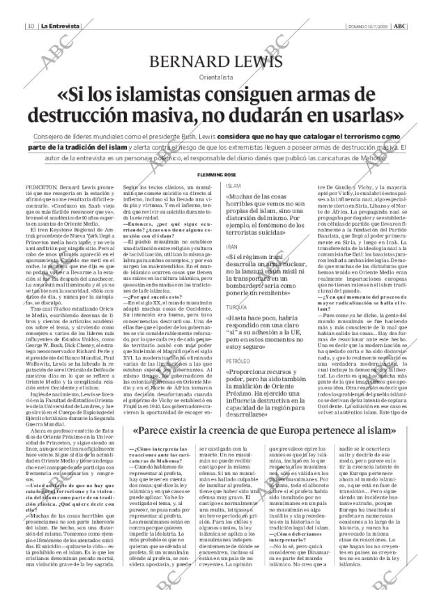 ABC MADRID 16-07-2006 página 10