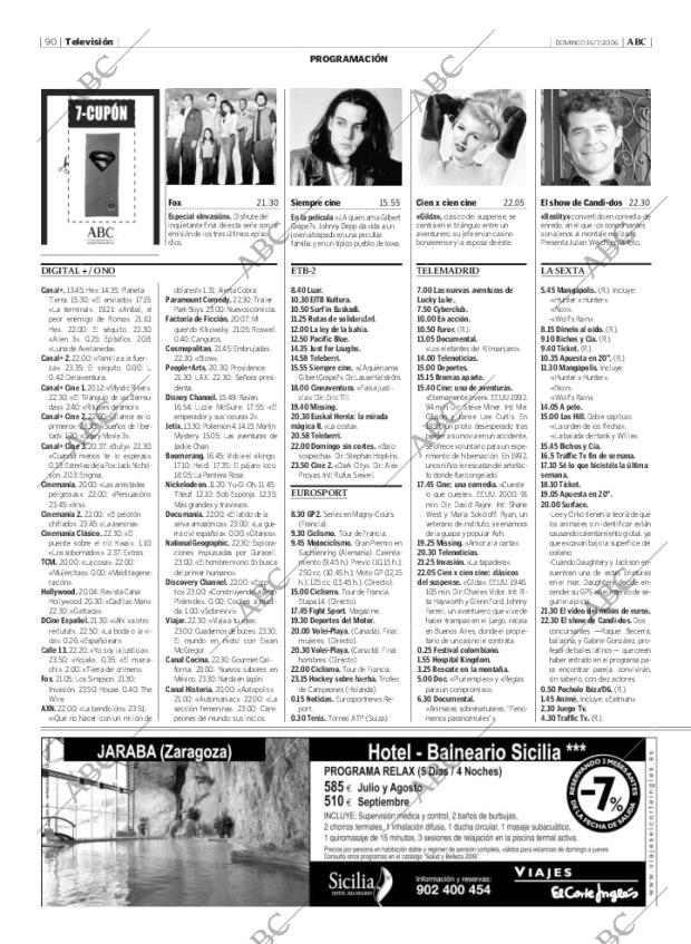 ABC MADRID 16-07-2006 página 110