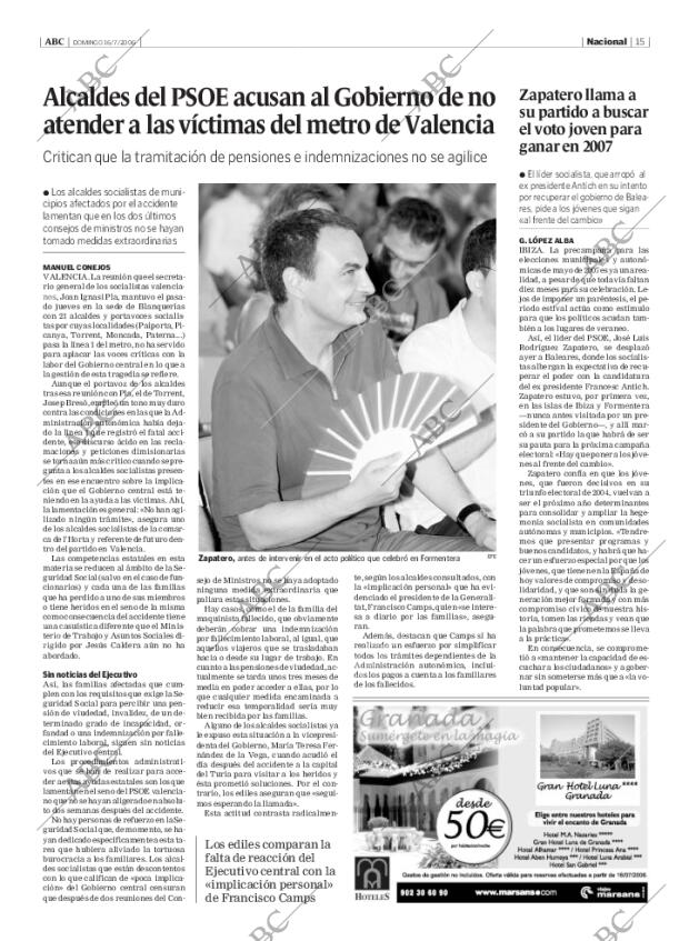 ABC MADRID 16-07-2006 página 15