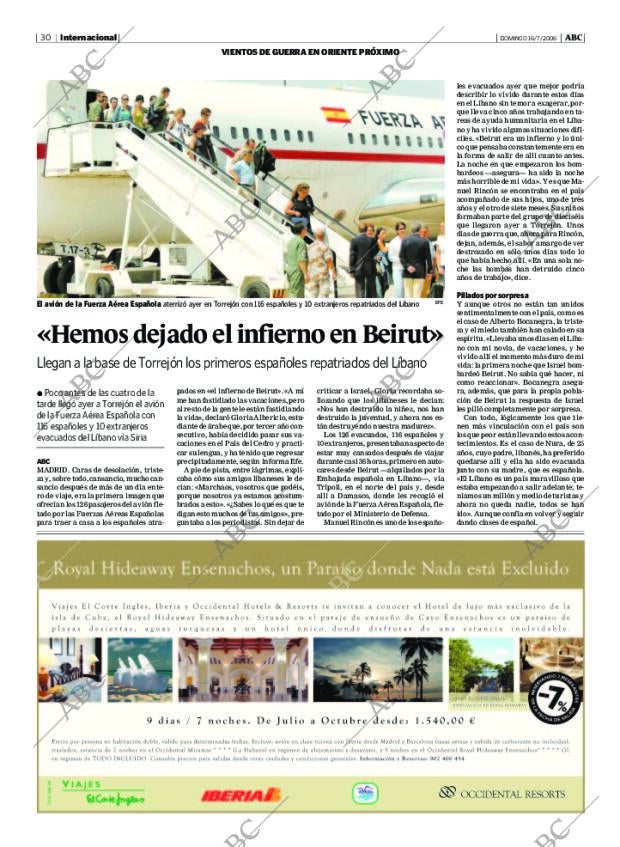 ABC MADRID 16-07-2006 página 30