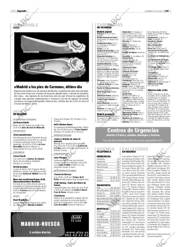 ABC MADRID 16-07-2006 página 44
