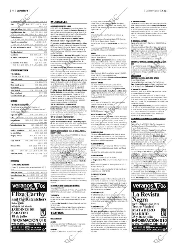 ABC MADRID 17-07-2006 página 74