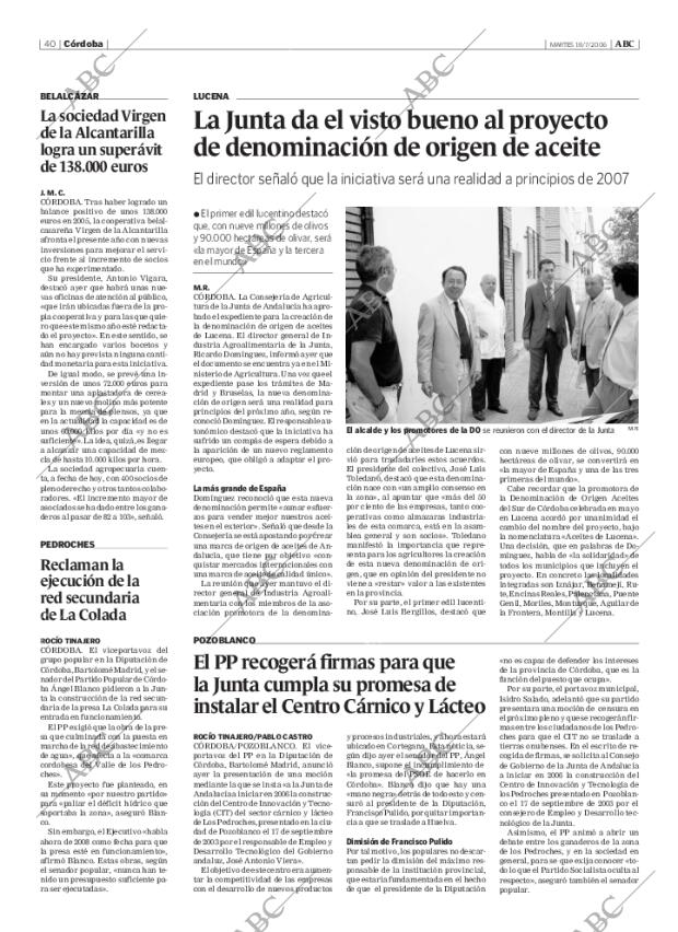 ABC CORDOBA 18-07-2006 página 40