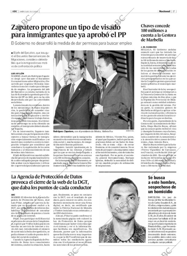 ABC MADRID 19-07-2006 página 17
