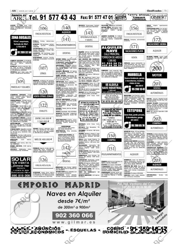 ABC MADRID 20-07-2006 página 79
