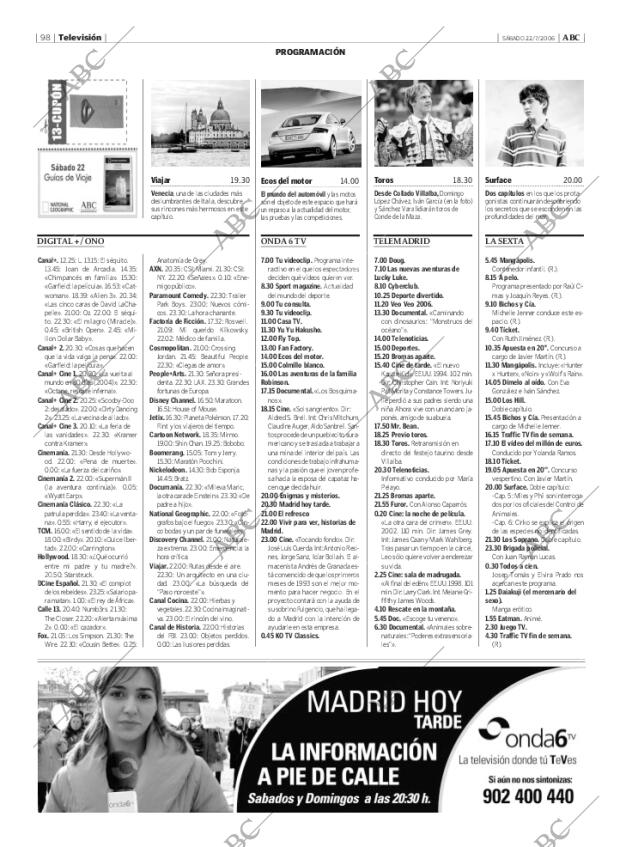ABC MADRID 22-07-2006 página 114