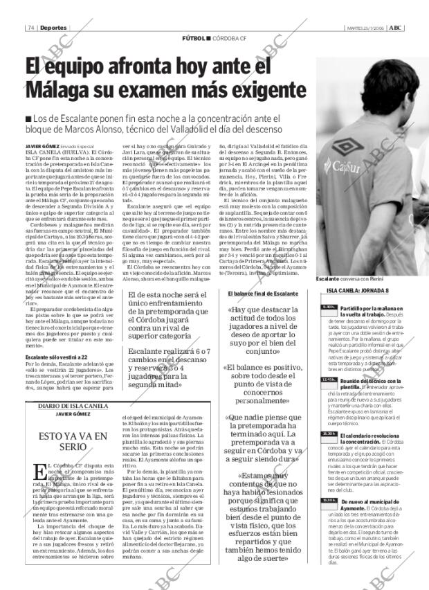 ABC CORDOBA 25-07-2006 página 74