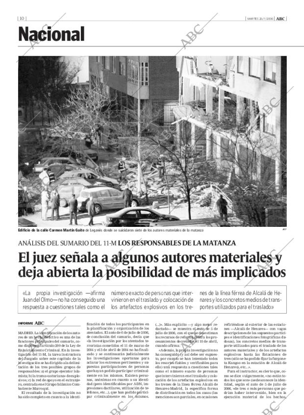 ABC MADRID 25-07-2006 página 10