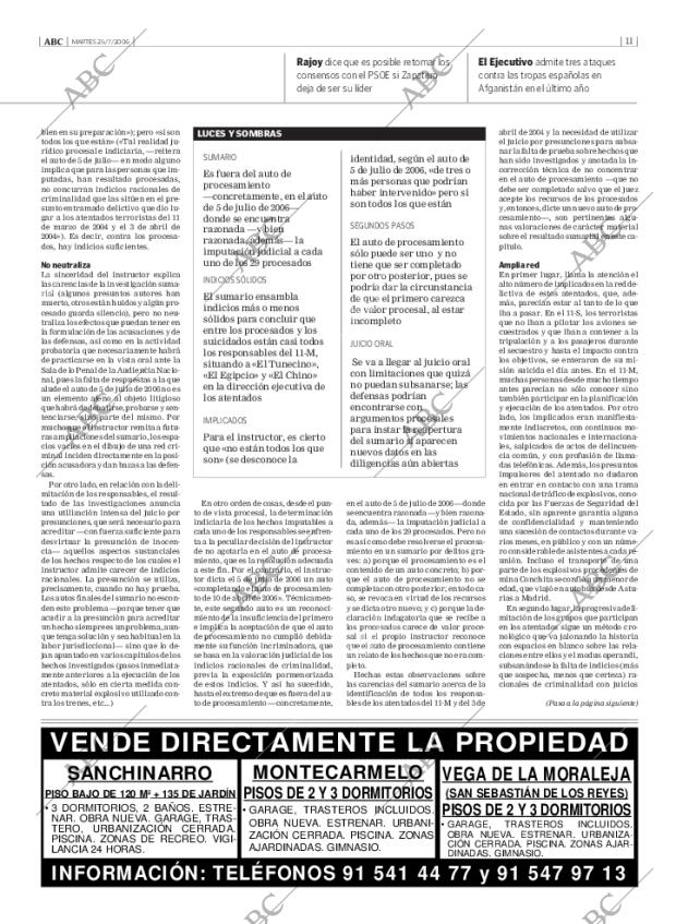 ABC MADRID 25-07-2006 página 11
