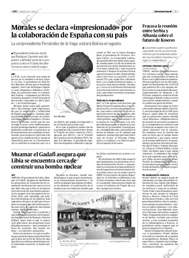 ABC MADRID 25-07-2006 página 35