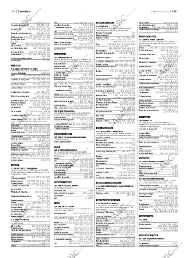ABC MADRID 25-07-2006 página 64