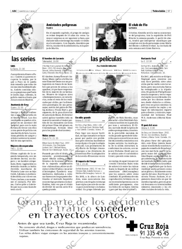 ABC MADRID 25-07-2006 página 97