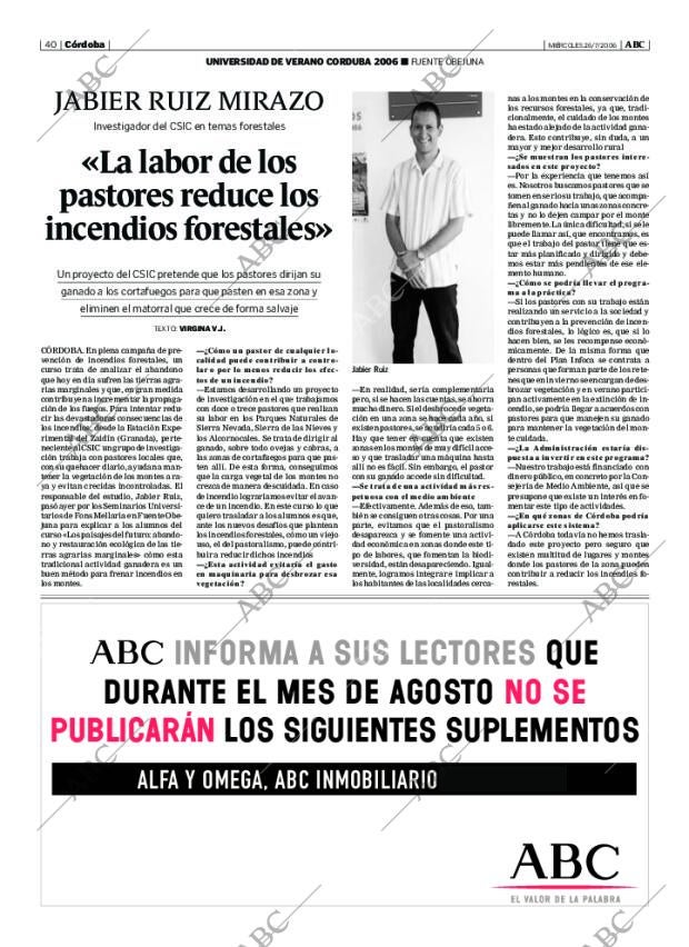 ABC CORDOBA 26-07-2006 página 40