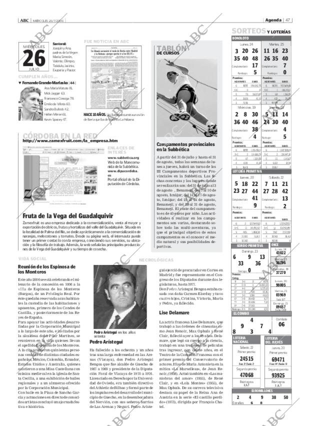 ABC CORDOBA 26-07-2006 página 47