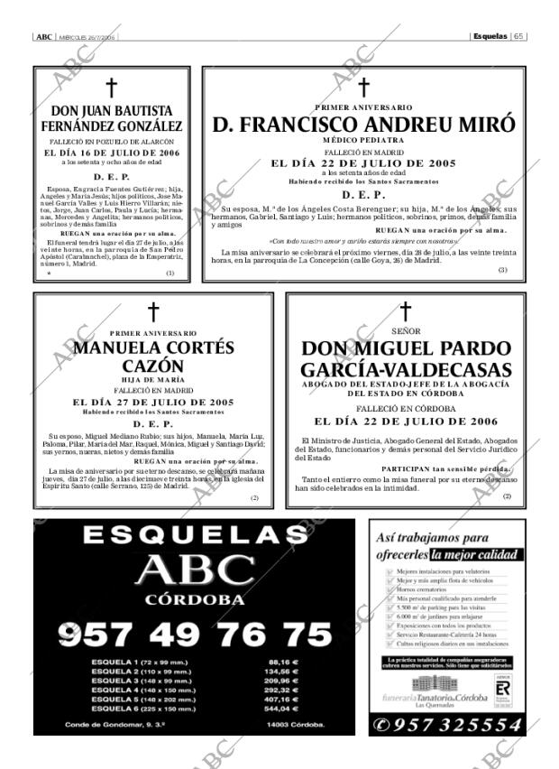 ABC CORDOBA 26-07-2006 página 65