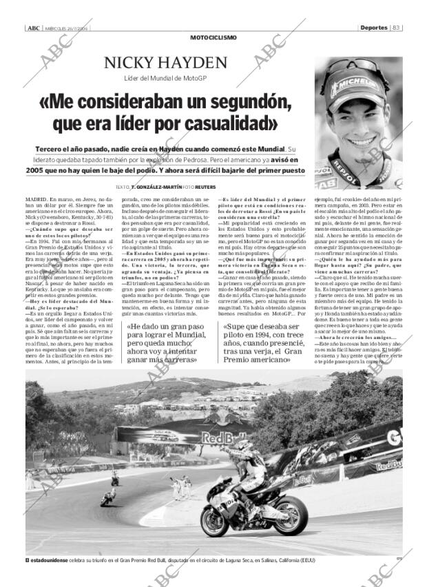 ABC CORDOBA 26-07-2006 página 83