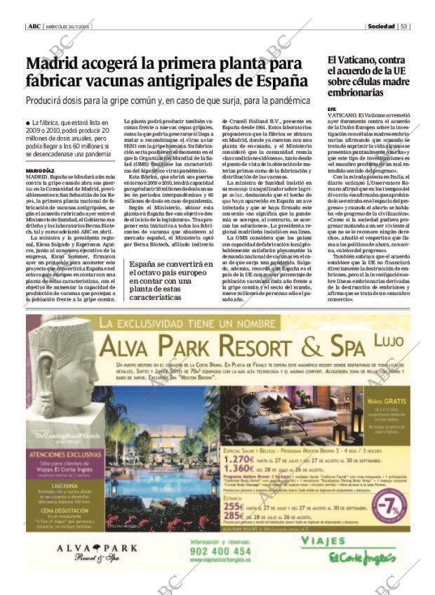 ABC MADRID 26-07-2006 página 53
