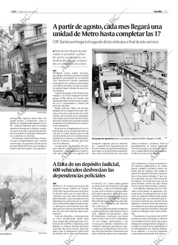ABC SEVILLA 26-07-2006 página 13