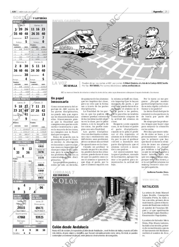 ABC SEVILLA 26-07-2006 página 25