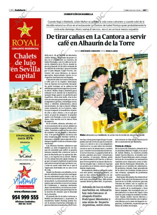 ABC SEVILLA 26-07-2006 página 30