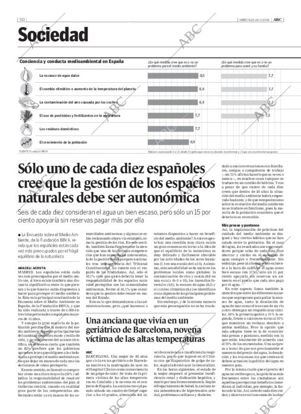 ABC SEVILLA 26-07-2006 página 50