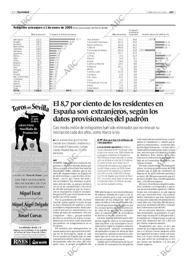 ABC SEVILLA 26-07-2006 página 52