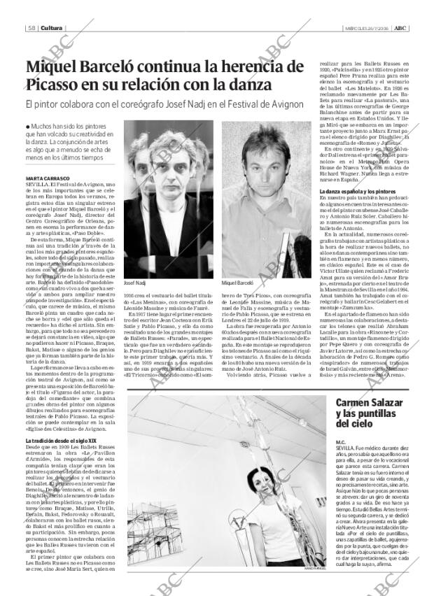 ABC SEVILLA 26-07-2006 página 58