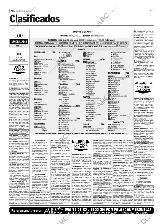 ABC SEVILLA 26-07-2006 página 67