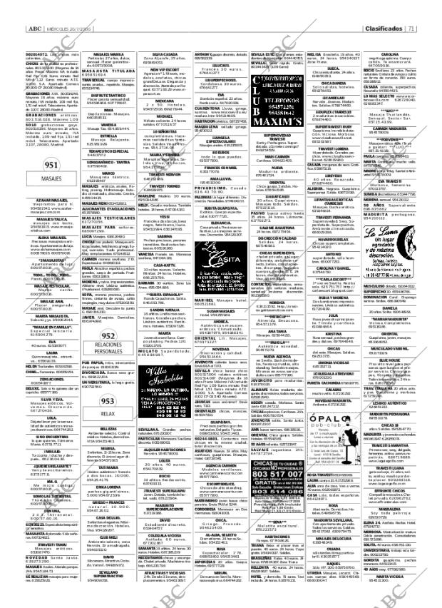 ABC SEVILLA 26-07-2006 página 71