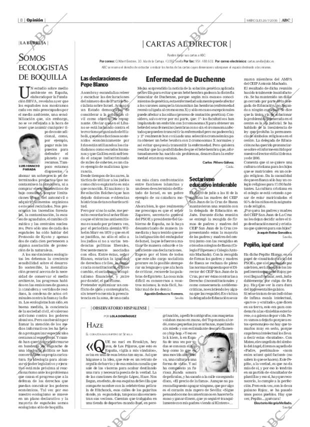 ABC SEVILLA 26-07-2006 página 8