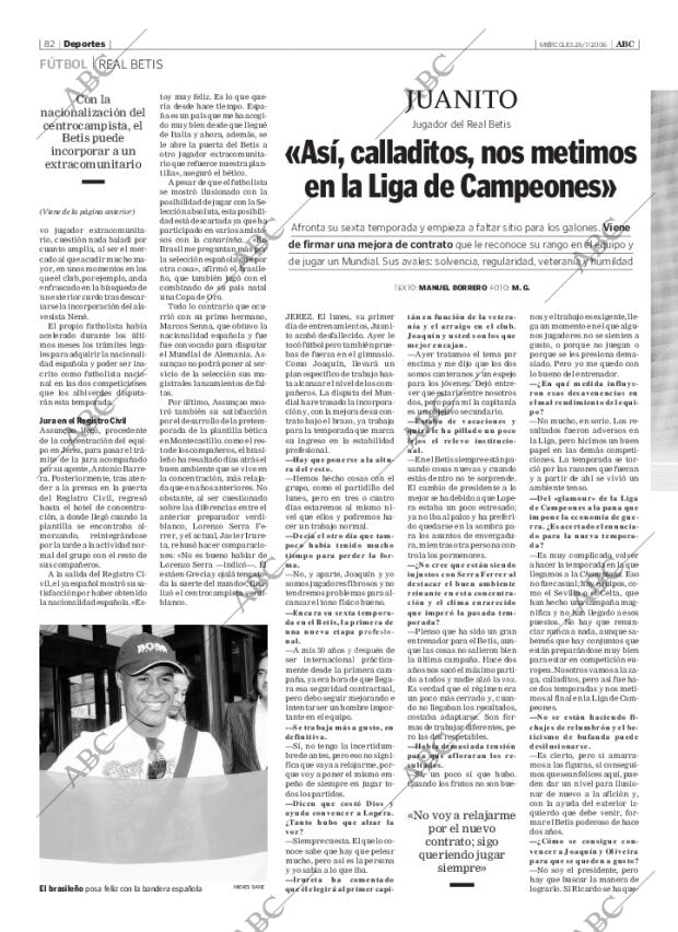 ABC SEVILLA 26-07-2006 página 82