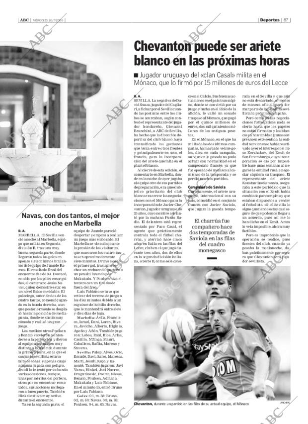 ABC SEVILLA 26-07-2006 página 87