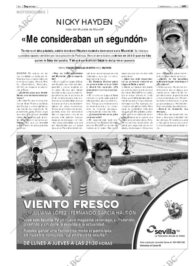 ABC SEVILLA 26-07-2006 página 90