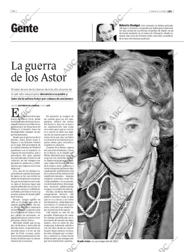 ABC MADRID 27-07-2006 página 96