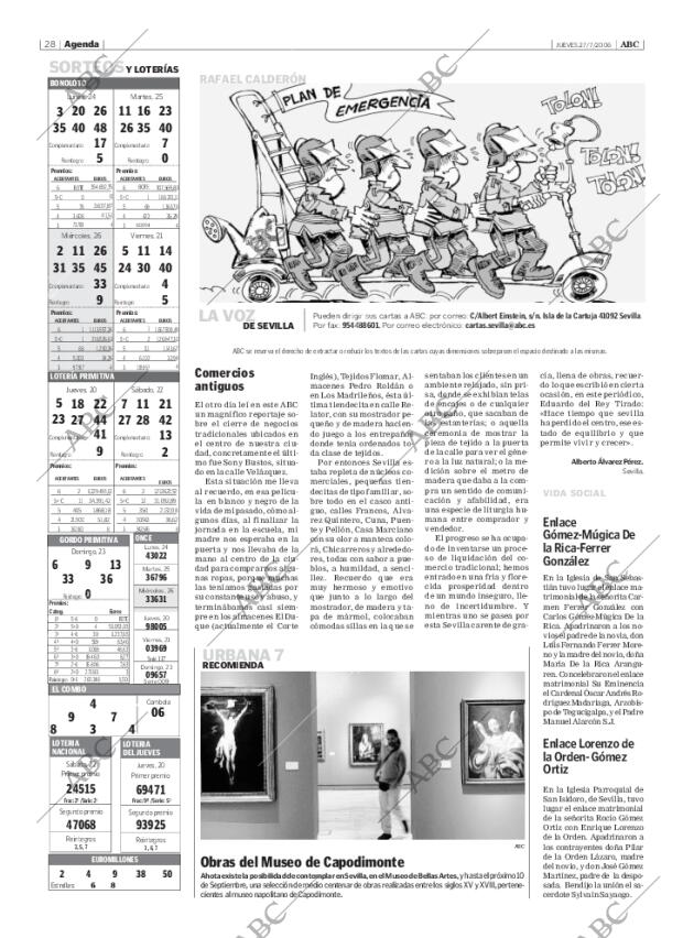 ABC SEVILLA 27-07-2006 página 28