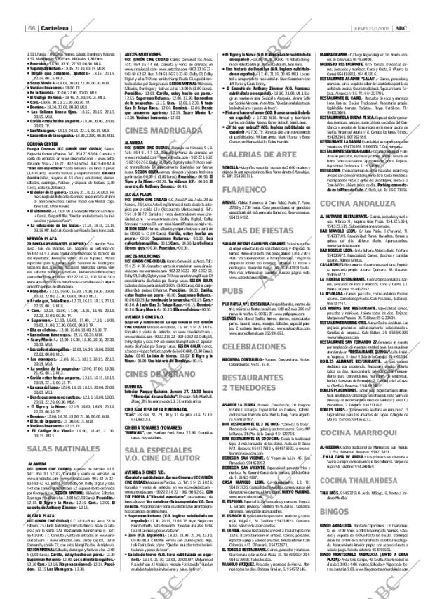 ABC SEVILLA 27-07-2006 página 66