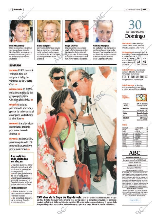 ABC MADRID 30-07-2006 página 2