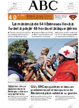 ABC MADRID 31-07-2006 página 1