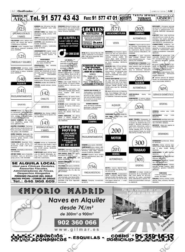 ABC MADRID 31-07-2006 página 78