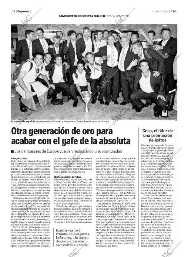ABC MADRID 31-07-2006 página 92