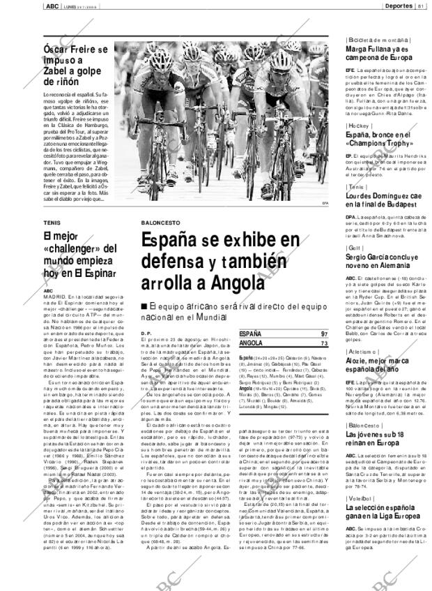 ABC MADRID 31-07-2006 página 97