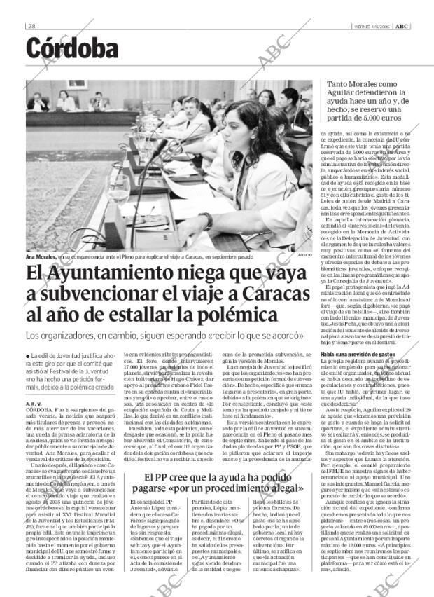 ABC CORDOBA 04-08-2006 página 28