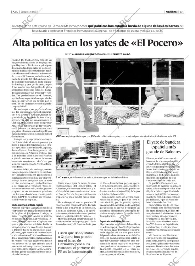 ABC MADRID 04-08-2006 página 19