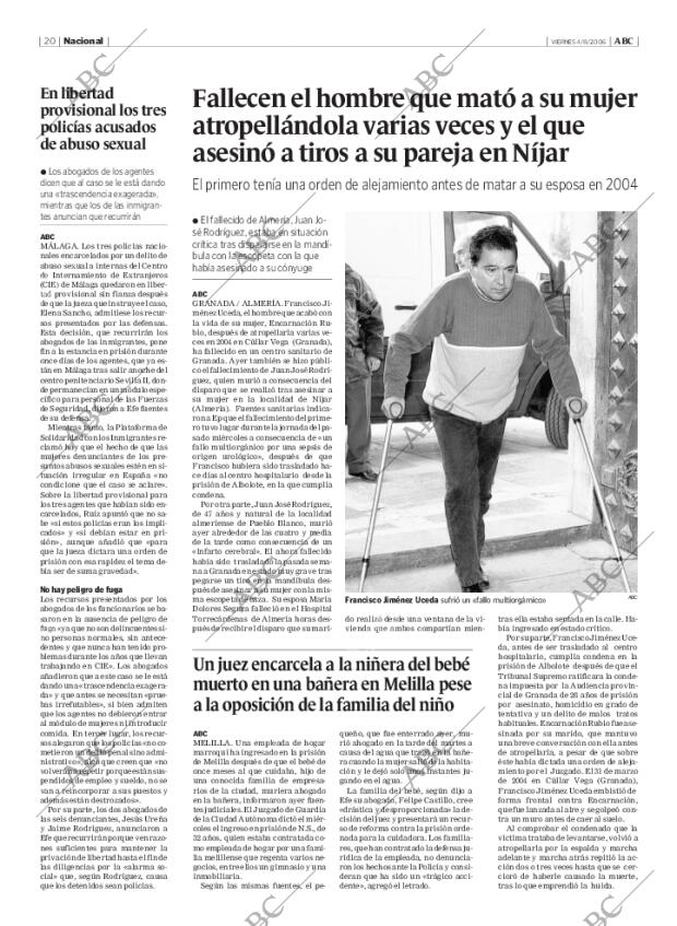 ABC MADRID 04-08-2006 página 20